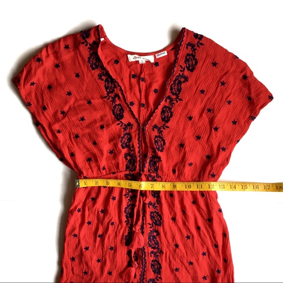 Love Tree red dress with black detailing in size M - Picture 2 of 9